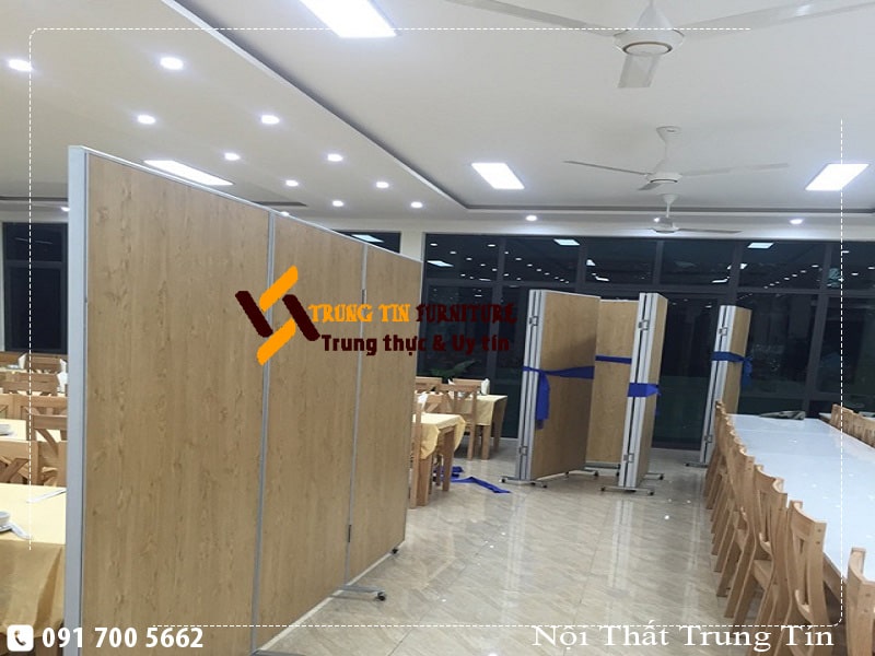 Vách di động có bánh xe - Vách ngăn văn phòng di động